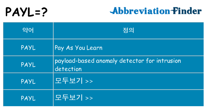 payl 대 한 무엇을 서가