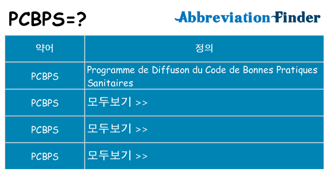 pcbps 대 한 무엇을 서가