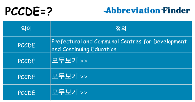 pccde 대 한 무엇을 서가