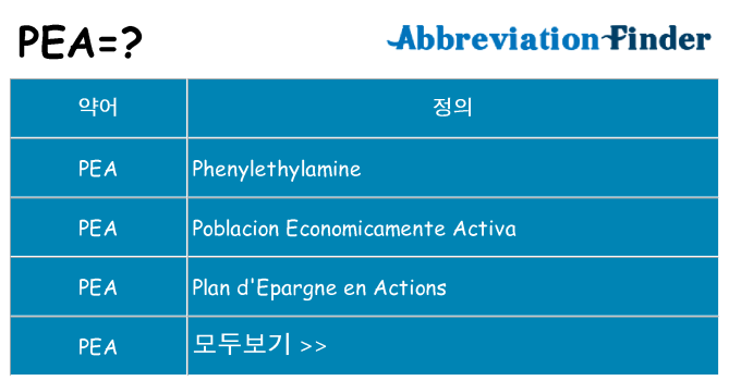 pea 대 한 무엇을 서가