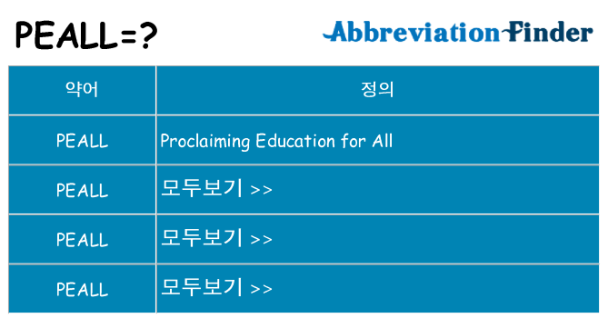 peall 대 한 무엇을 서가