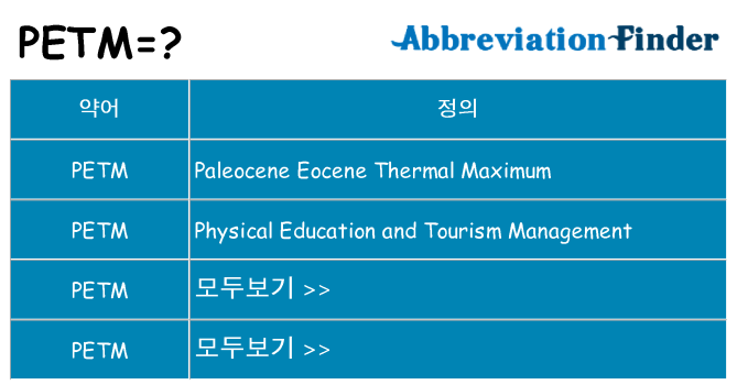 petm 대 한 무엇을 서가