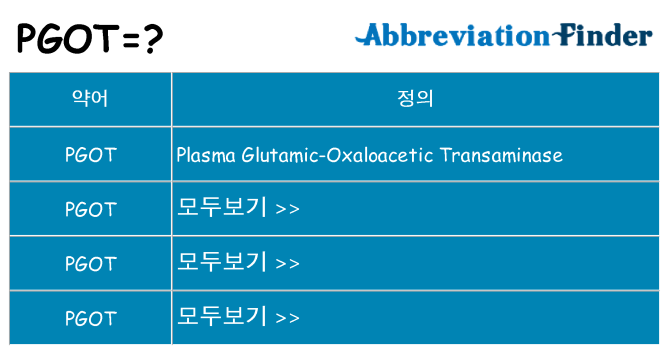 pgot 대 한 무엇을 서가