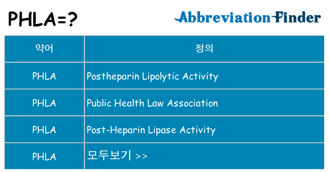 phla 대 한 무엇을 서가