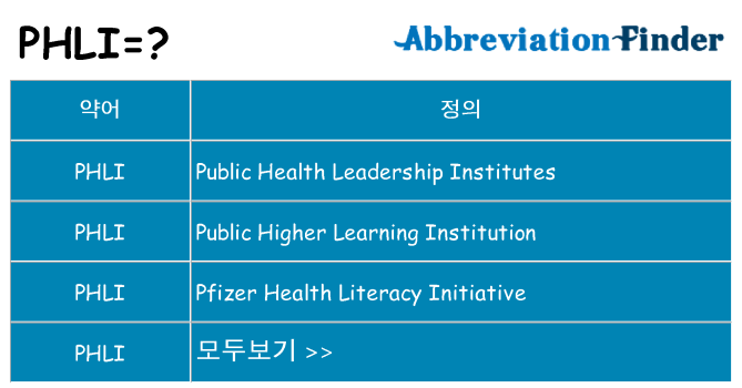 phli 대 한 무엇을 서가