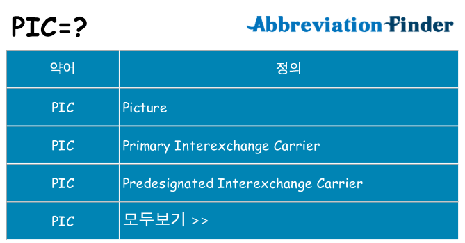 pic 대 한 무엇을 서가