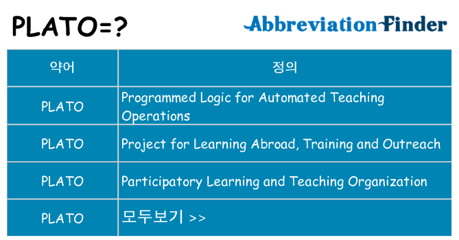 plato 대 한 무엇을 서가