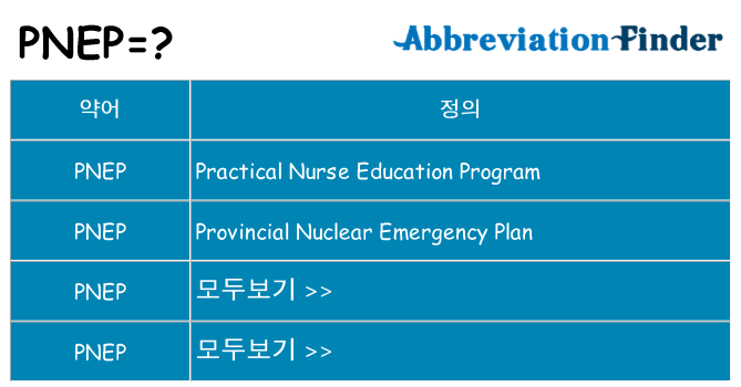 pnep 대 한 무엇을 서가