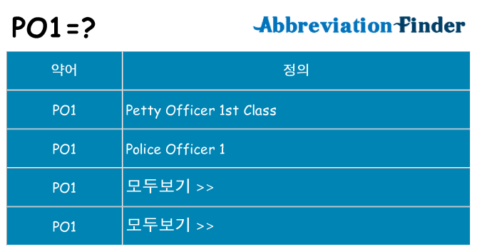 po1 대 한 무엇을 서가