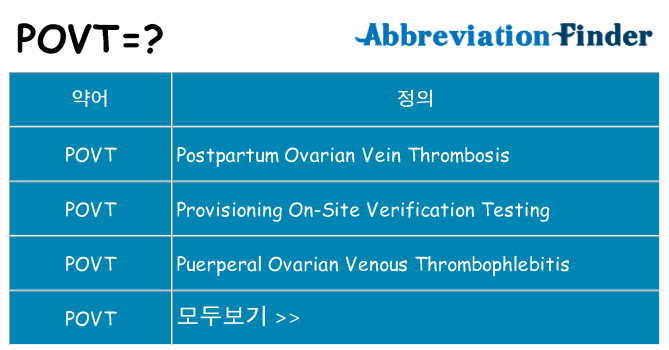 povt 대 한 무엇을 서가