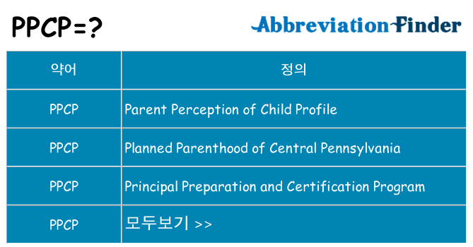 ppcp 대 한 무엇을 서가