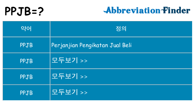 ppjb 대 한 무엇을 서가