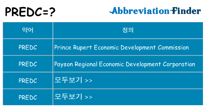 predc 대 한 무엇을 서가