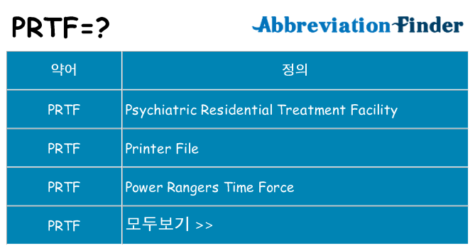 prtf 대 한 무엇을 서가
