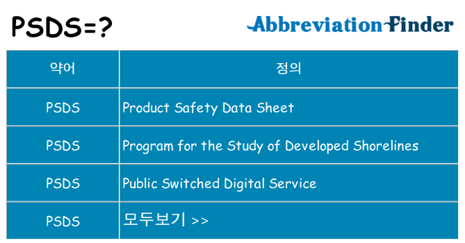 psds 대 한 무엇을 서가