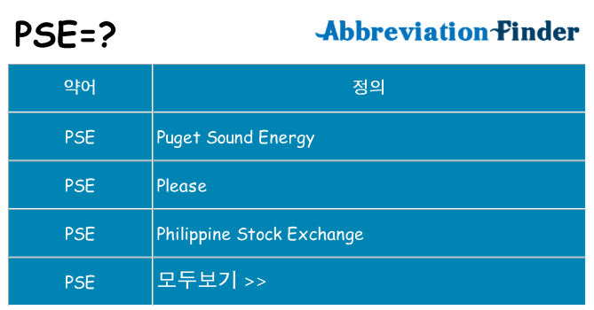 pse 대 한 무엇을 서가