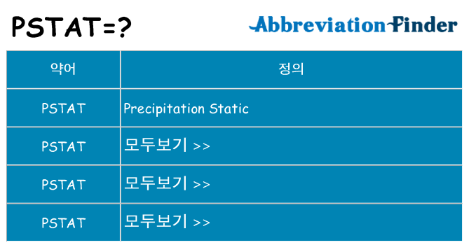pstat 대 한 무엇을 서가