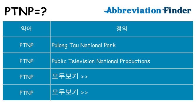 ptnp 대 한 무엇을 서가