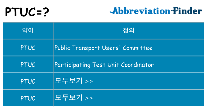 ptuc 대 한 무엇을 서가