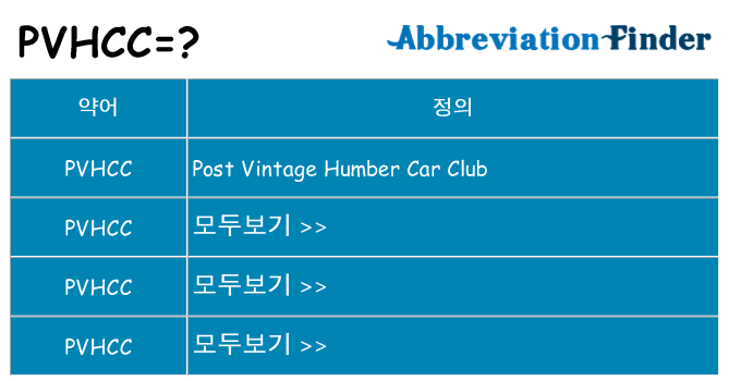 pvhcc 대 한 무엇을 서가