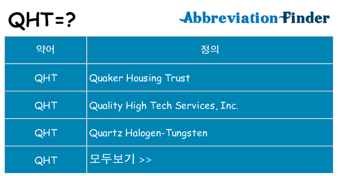 qht 대 한 무엇을 서가