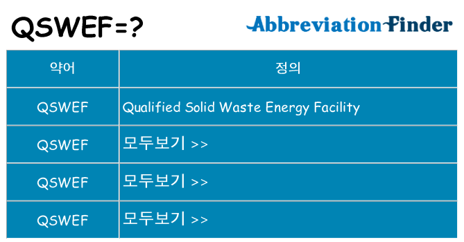 qswef 대 한 무엇을 서가