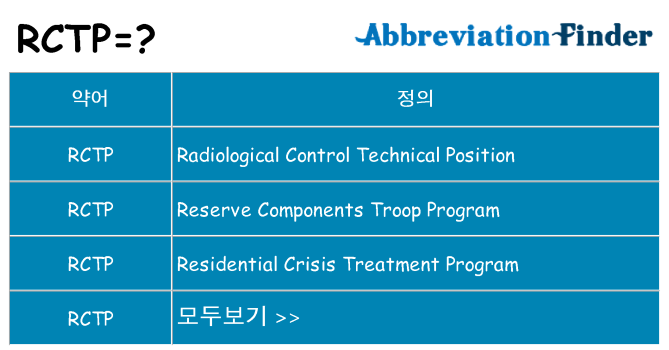 rctp 대 한 무엇을 서가