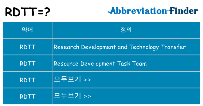 rdtt 대 한 무엇을 서가
