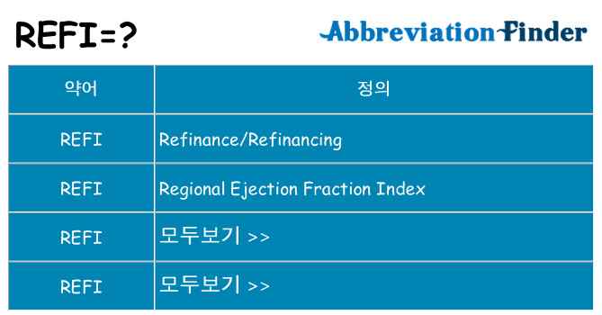 refi 대 한 무엇을 서가