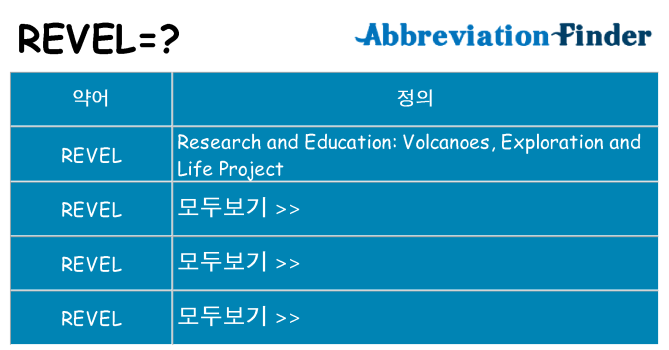 revel 대 한 무엇을 서가