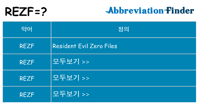 rezf 대 한 무엇을 서가