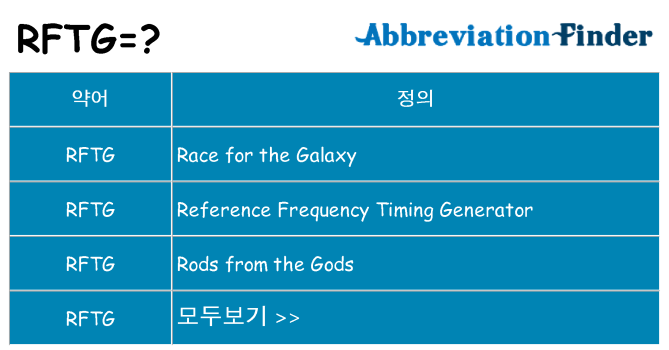rftg 대 한 무엇을 서가