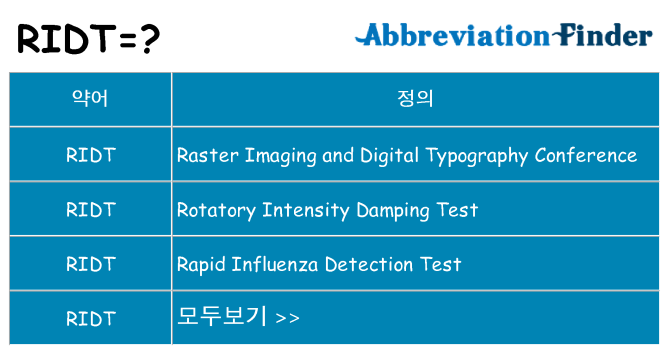 ridt 대 한 무엇을 서가