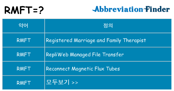 rmft 대 한 무엇을 서가