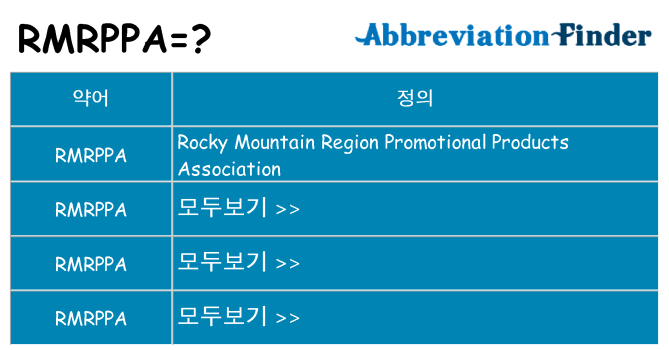 rmrppa 대 한 무엇을 서가