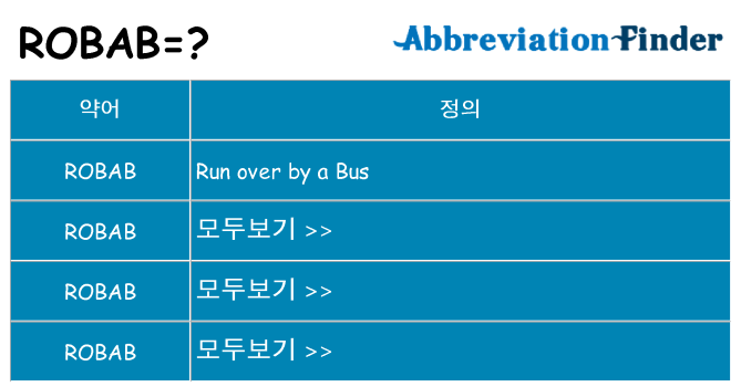 robab 대 한 무엇을 서가