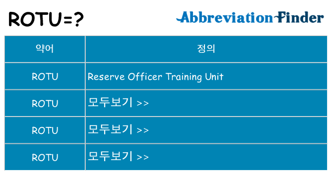rotu 대 한 무엇을 서가