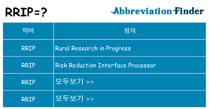 rrip 대 한 무엇을 서가