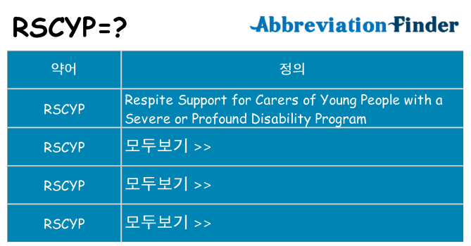 rscyp 대 한 무엇을 서가