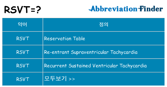 rsvt 대 한 무엇을 서가