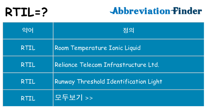 rtil 대 한 무엇을 서가