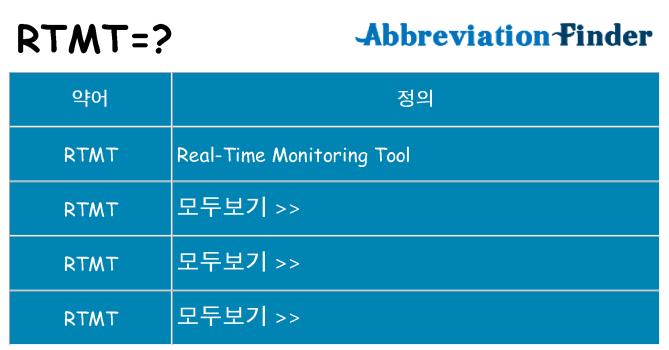 rtmt 대 한 무엇을 서가