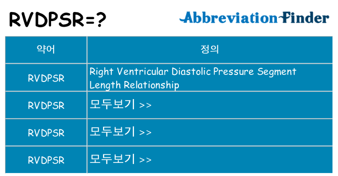 rvdpsr 대 한 무엇을 서가
