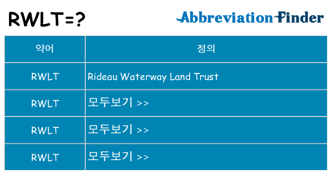 rwlt 대 한 무엇을 서가