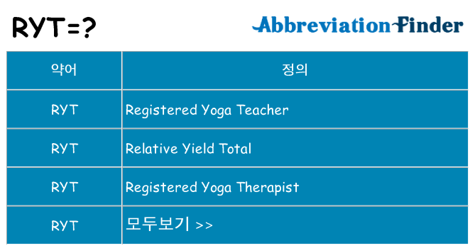ryt 대 한 무엇을 서가