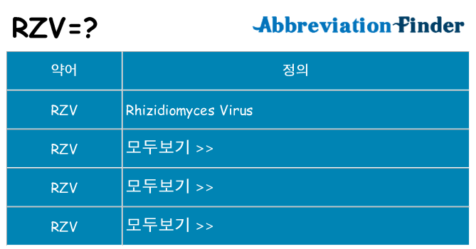 rzv 대 한 무엇을 서가