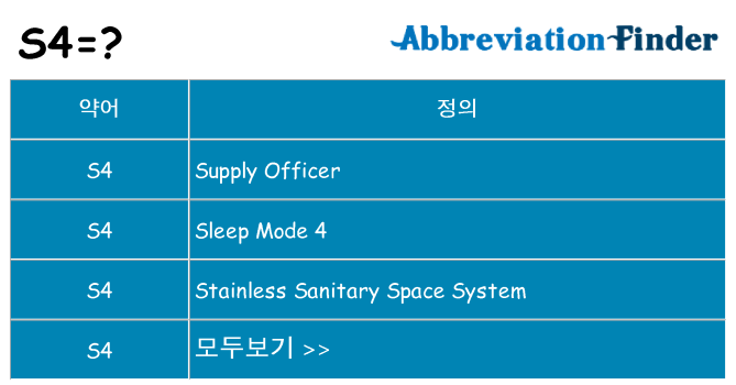 s4 대 한 무엇을 서가