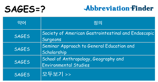 sages 대 한 무엇을 서가