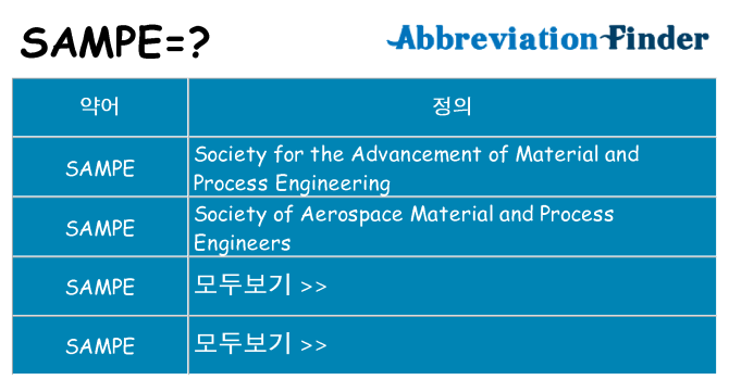 sampe 대 한 무엇을 서가