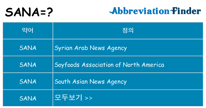 sana 대 한 무엇을 서가